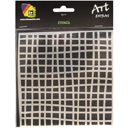 Art Extra Stencil Lines 15x15cm