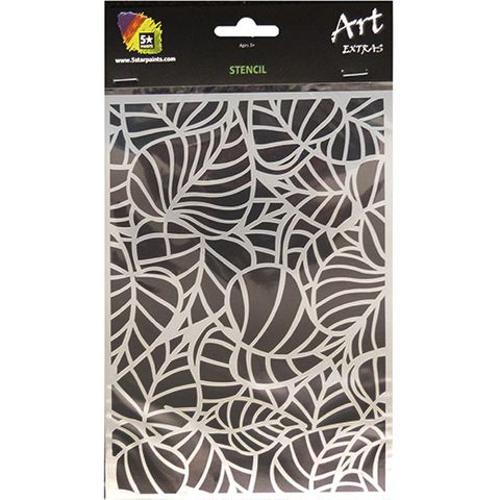 Art Extra Stencil Leaves A5