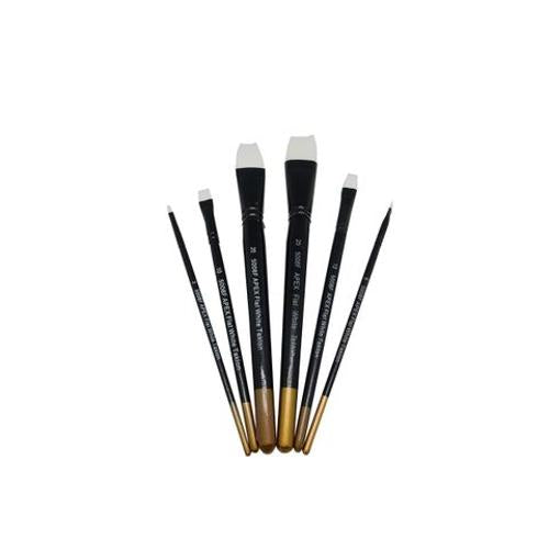 Brush 5008 Apex Flat White Taklon 6