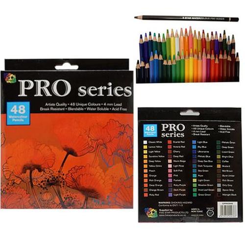 Water Colour Pencils Pro Series 48 Pce