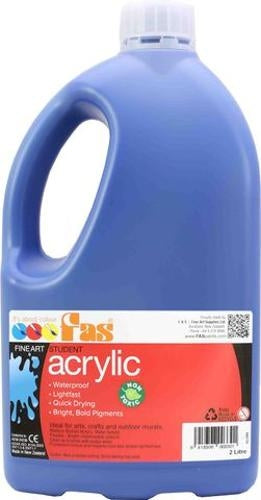 Student Acrylic Warm Blue 2 Ltr