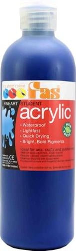 Student Acrylic Warm Blue 500ml