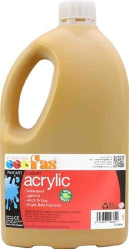Student Acrylic Yellow Oxide 2l