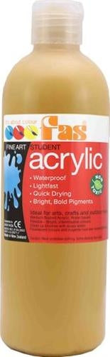 Student Acrylic Yellow Oxide 500ml
