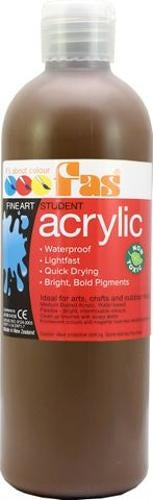 Student Acrylic Raw Umber 500ml