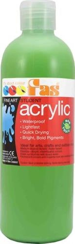 Student Acrylic Green Light 500ml