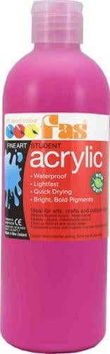 Student Acrylic Magenta 500ml