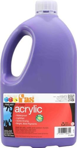 Student Acrylic Violet 2 Litre