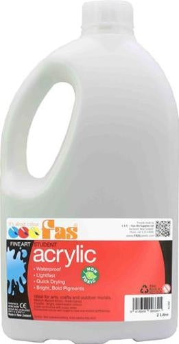 Student Acrylic White 2 Litre