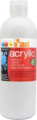 Student Acrylic White 500ml