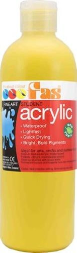 Student Acrylic Cool Yellow 500ml