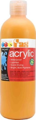 Student Acrylic Warm Yellow 500ml
