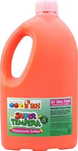 Super Tempera Fluo Orange 2 Litre