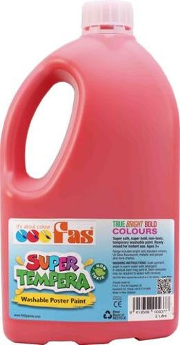 Super Tempera Brilliant Red 2 Litre