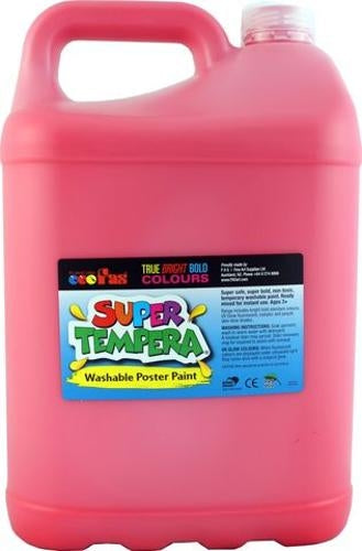 Super Tempera Brilliant Red 5 Litre