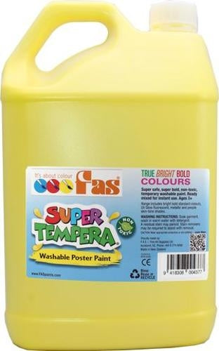 Super Tempera Yellow 5 Litre