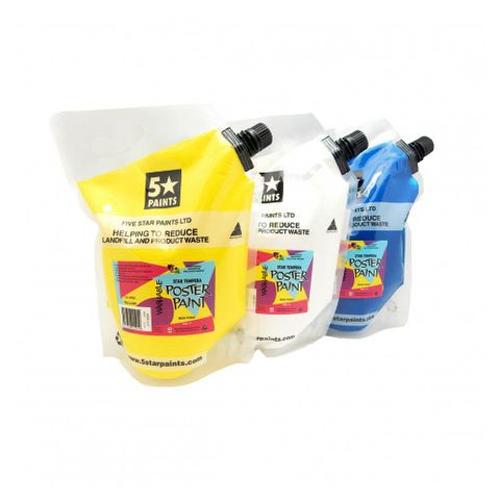 Star Tempera Yellow 1.5 Litre Pouch