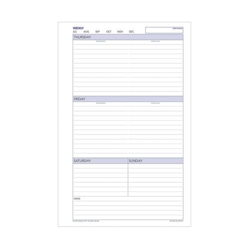 Debden Dayplanner Desk Week to View Undated Refill
