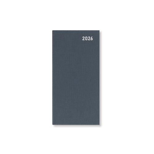 Letts of London Diary Principal Slim WTV English Grey 2026