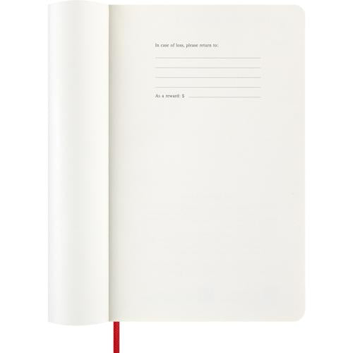 Moleskine Diary 12 Month Daily SC Large Scarlet Red 2026