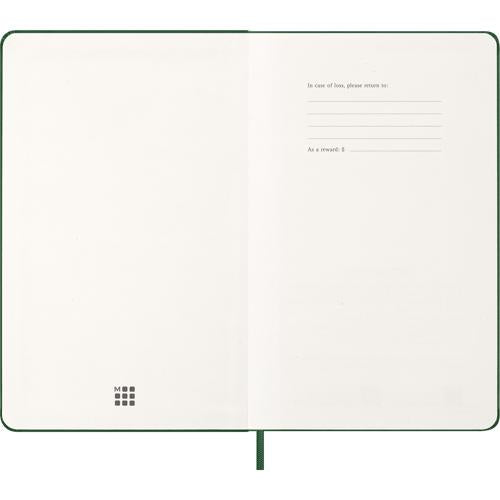 Moleskine Diary 12 Month Daily HC Large Myrtle Green 2026