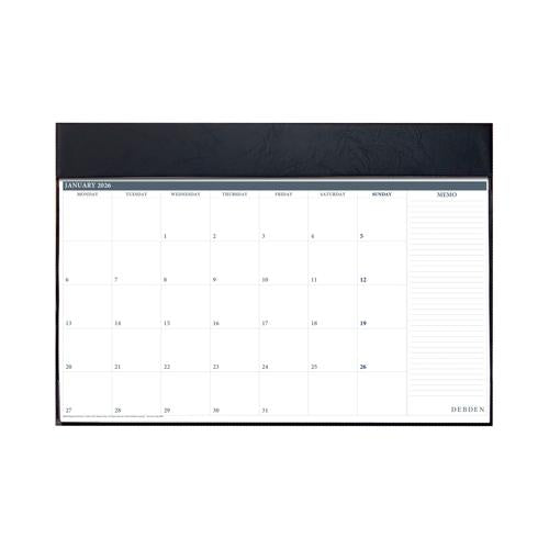 Debden Desktop Planner 382x540mm Month to View PVC 2026