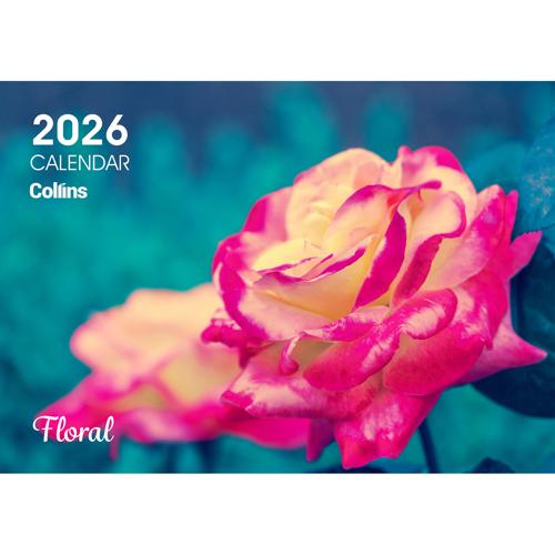 Collins Wall Calendar A4 NZ Floral 2026 - Smartfox