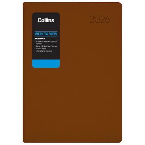 Collins Rhapsody A53 WTV Diary 2026 Cappuccino - Smartfox