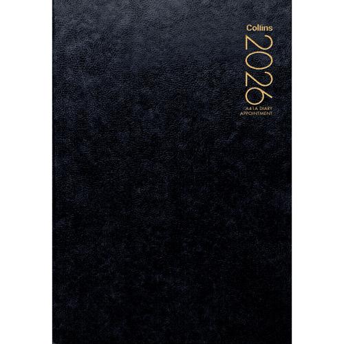 Collins Diary A41A Black Appointment 2026