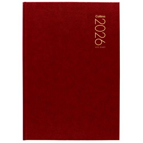 Collins Diary A53 Red 2026 - Smartfox