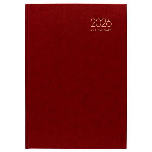 Windsor A51 DTP Diary Red 2026 - Smartfox