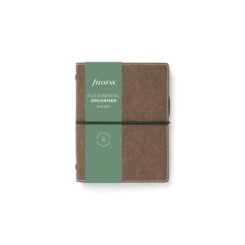Filofax Organiser Eco Essential Pocket Dark Walnut