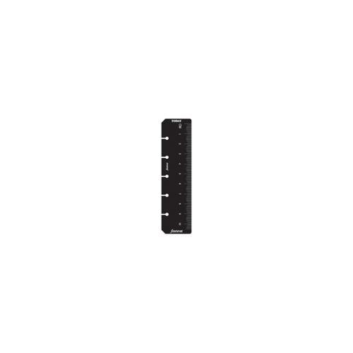 Filofax Accessory Ruler/Page Marker Mini Black - Smartfox