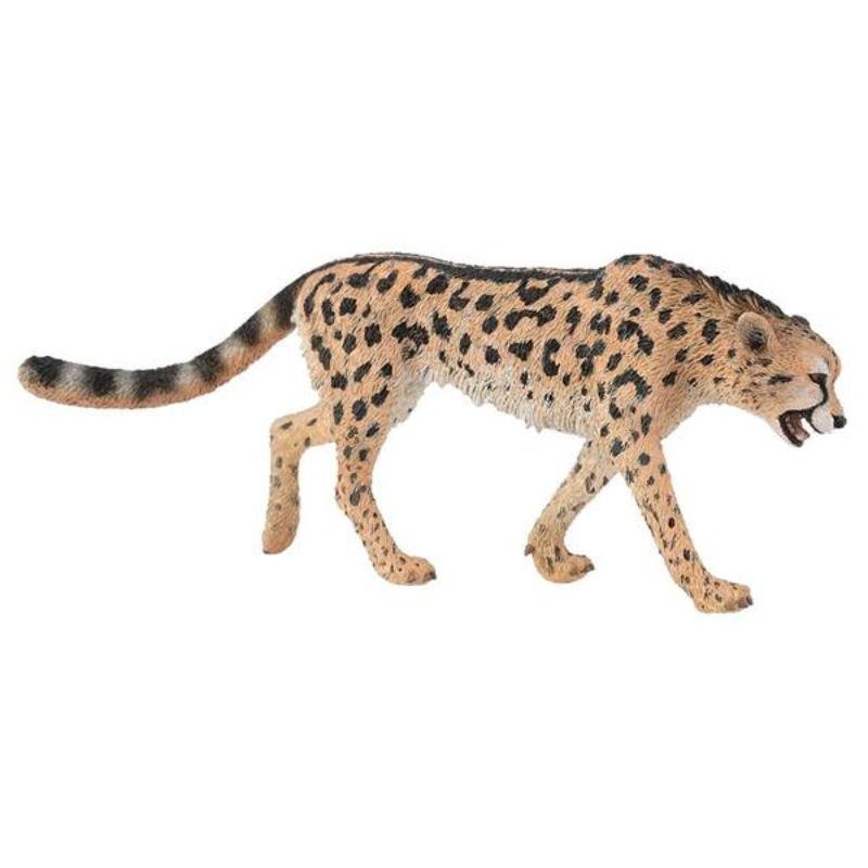 CollectA King Cheetah figurine, hand-painted, 13x2x5 cm, made from durable, non-toxic PVC, perfect for play and display.