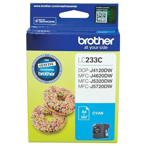 LC233 / LC 233C Cyan Brother Original Cartridge