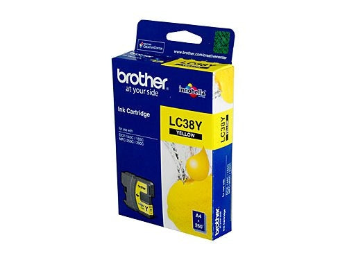 LC38 / LC 38Y Yellow Brother Original Cartridge