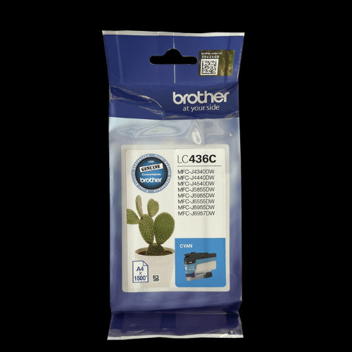 LC436 / LC 436 Brother Original Cartridge Cyan