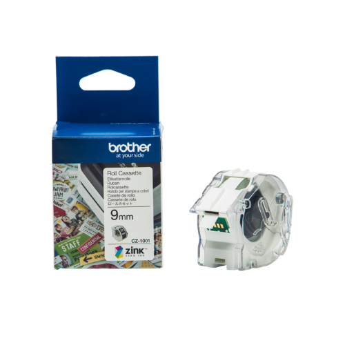 Brother CZ-1001 Full Colour Continous Label Roll 9mm x 5mt