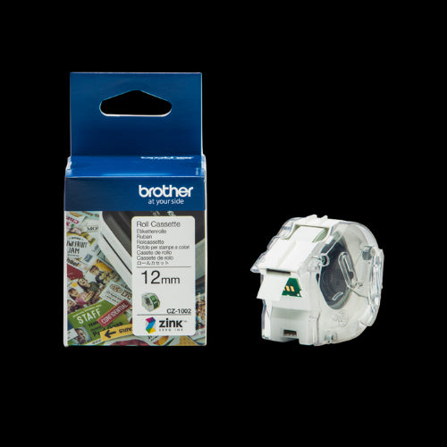 Brother CZ-1002 Full Colour Continous Label Roll 12mm x 5mt