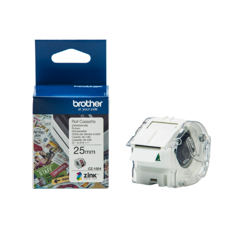 Brother CZ-1004 Full Colour Continous Label Roll 25mm x 5mt