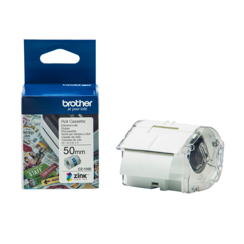 Brother CZ-1005 Full Colour Continous Label Roll 50mm x 5mt