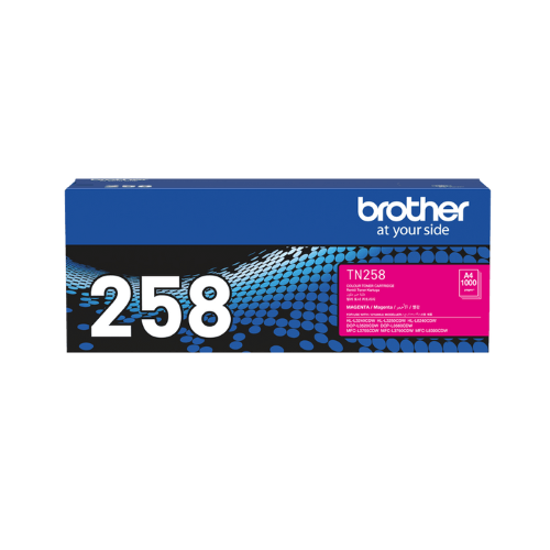 Brother TN258 Genuine Magenta Toner Cartridge