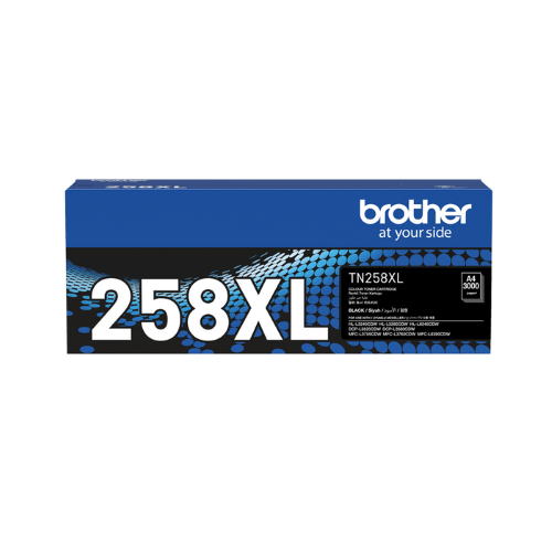 Brother TN258XL Genuine Black Toner Cartridge