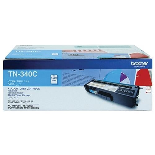 Brother TN340 / TN 340C Cyan Genuine Toner