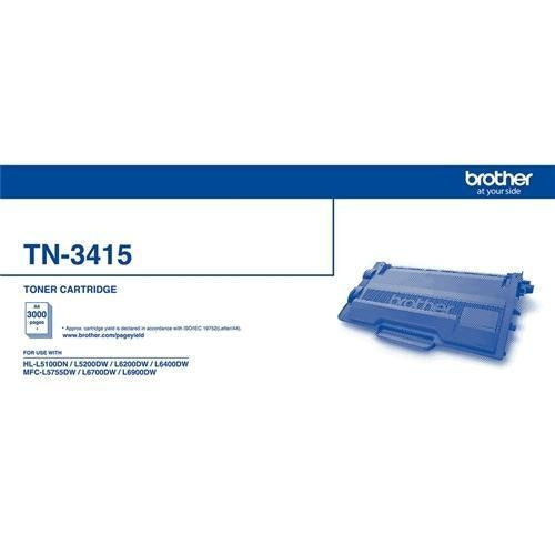 Brother TN3415 / TN 3415 Black Genuine Toner