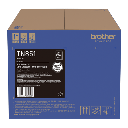 Brother TN851BK / TN851 Black Toner
