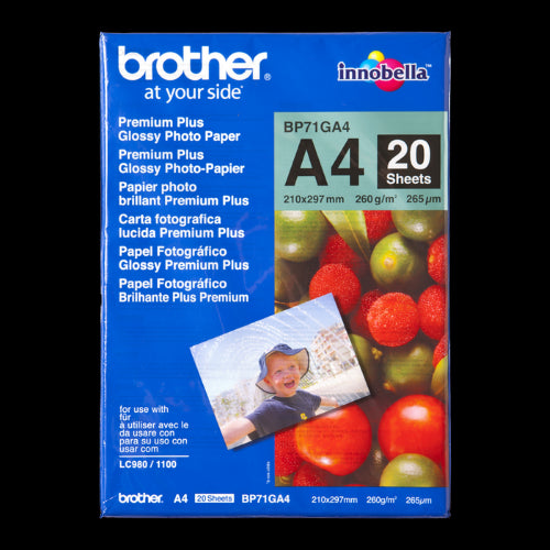 Glossy Brother Photo Paper A4 BP71GA4