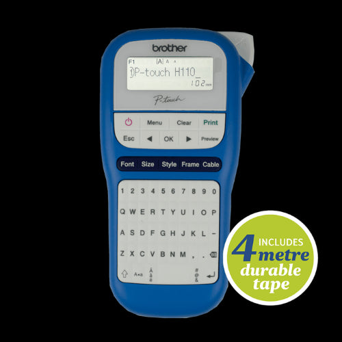 Brother PTH110 / PTH 110 PTouch Label Maker, Blue