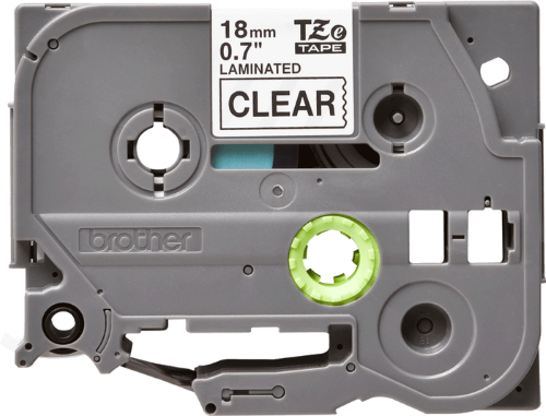 Brother TZe141 18mm TZ Tape Black on Clear