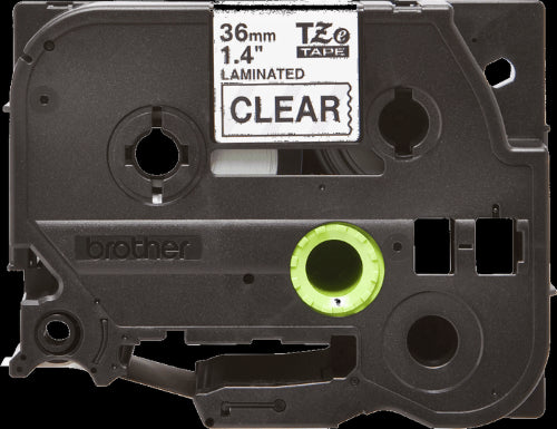 Brother TZe161 36mm TZ Tape Black on Clear